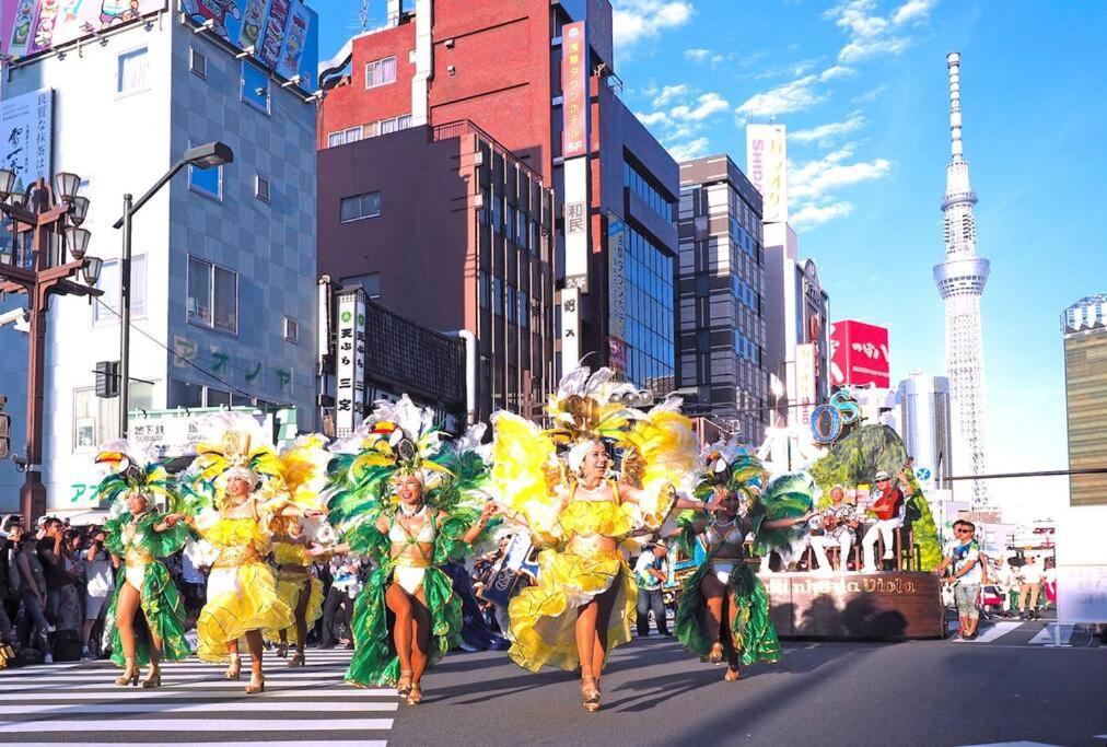 *301 Oshiage Sta 3Mins Walk! Wi-Fi Elevator Apartment Tokyo Exterior photo